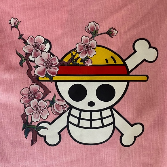 One Piece anime inspired shorts, pink, women’s, size XXL, runs small! - Picture 3 of 9